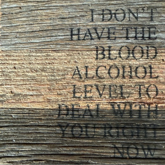 Rustic Wooden Quote Block - Picture 4 of 5